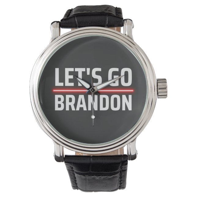 Lasst uns Brandon machen Armbanduhr (Vorderseite)