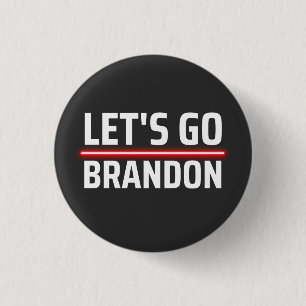 Lasst uns Brandon machen Button