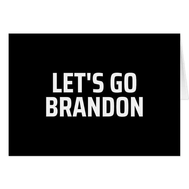 Lasst uns Brandon Magnet (Vorderseite (Horizontal))