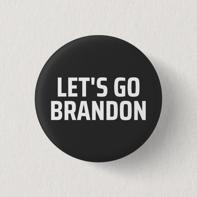 Lasst uns Brandon Magnet Button (Vorderseite)