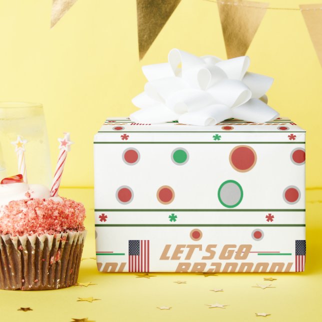 Lasst uns Brandon Wrapping Paper gehen Geschenkpapier (Geburtstagsparty)