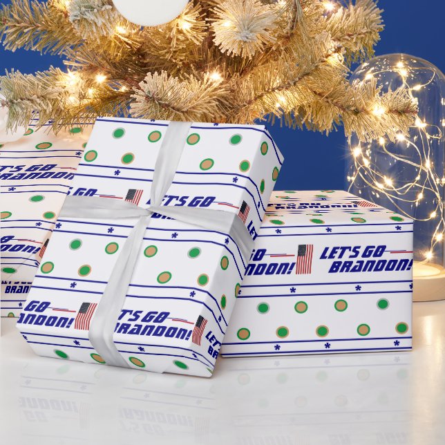 Lasst uns Brandon Wrapping Paper gehen Geschenkpapier (Feiertage)