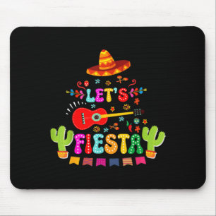 Lasst uns Cinco de Mayo feiern lustige mexikanisch Mousepad