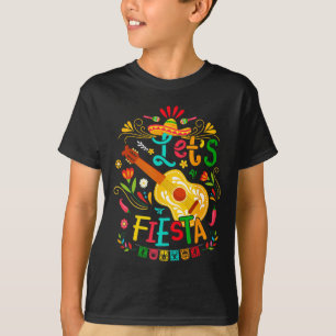 Lasst uns Cinco De Mayo Gitarre Lustige Mexikanisc T-Shirt