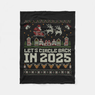 Lasst uns Ck 2025 Weihnachten umkreisen Fleecedecke