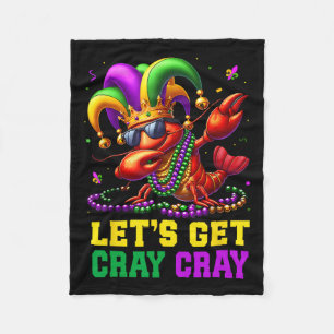 Lasst uns Cray Cray Crawfish Kostüme Jungs Männer Fleecedecke