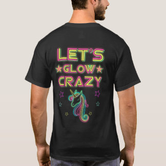 Lasst uns Crazy Party Coolen Geburtstag Glühen Par T-Shirt