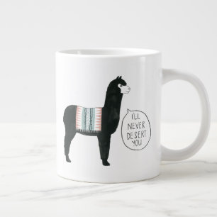 Lasst uns darüber reden  Ich werde dich nie Wüsten Jumbo-Tasse
