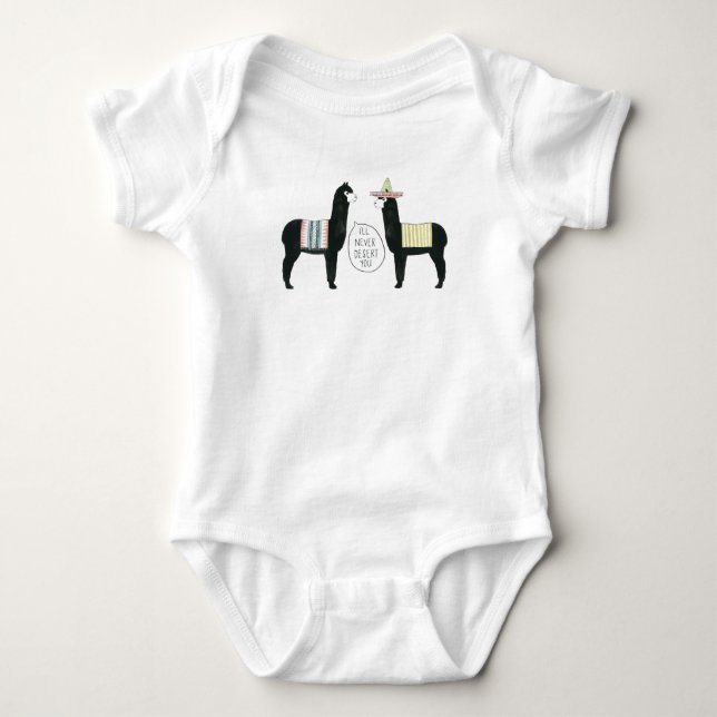 Lasst uns darüber reden | Ich werde dich nie wüten Baby Strampler (Vorderseite)