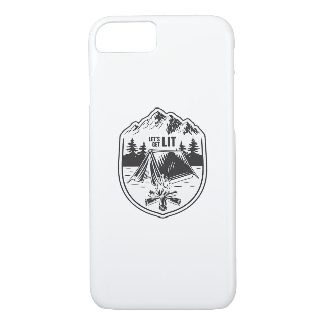 Lasst uns das Camping "Lit Zents Classic" bekommen Case-Mate iPhone Hülle (Rückseite)