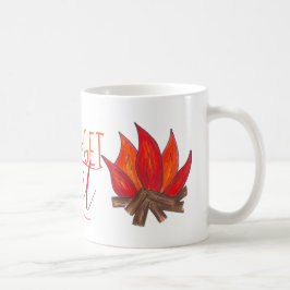 Lasst uns das Feuer-Feuer-Feuer Flammen Feuer Feue Kaffeetasse