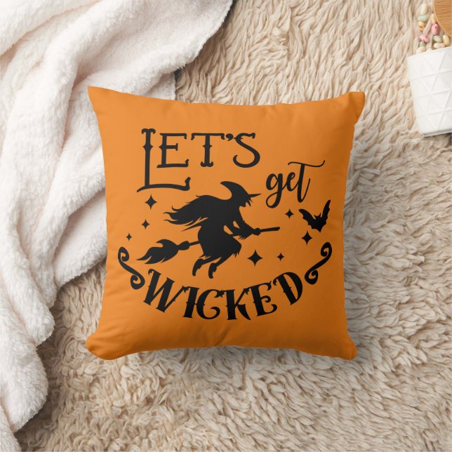 Lasst uns das Kissen des Halloween-Kissen bekommen (Decke)