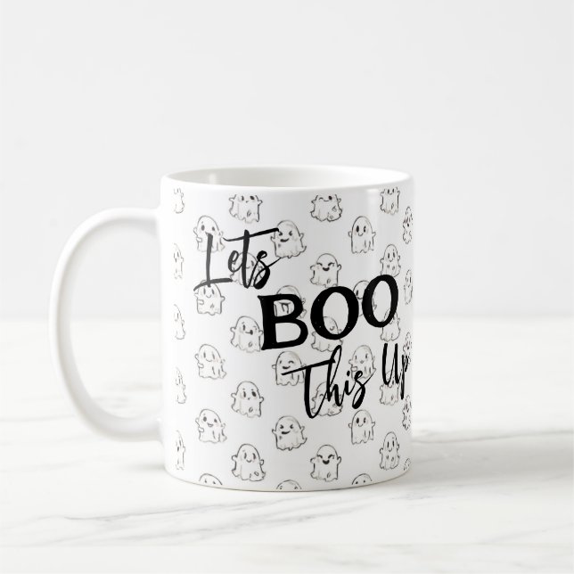 Lasst uns das Niedliche Muster eines fliegenden Ge Kaffeetasse (Links)