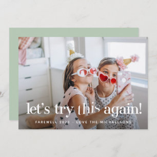 "Lasst uns das noch einmal versuchen" Mint Holiday