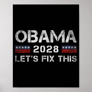 Lasst uns das reparieren 44-48 Obama für Präsident Poster