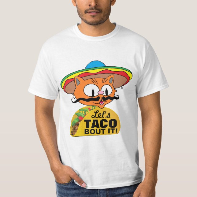Lasst uns das Taco ausgehen! Funny Taco Pub T - Sh T-Shirt (Vorderseite)
