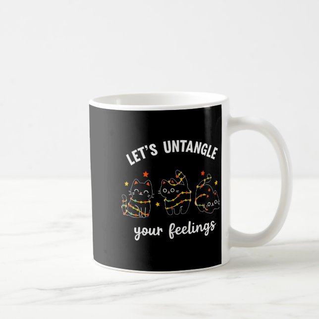 Lasst uns deine Gefühle entwirren Schulberater Chr Kaffeetasse (Rechts)