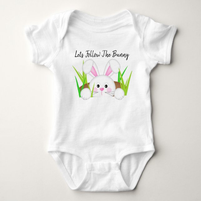Lasst uns dem Sonnenschein folgen Baby Strampler (Vorderseite)