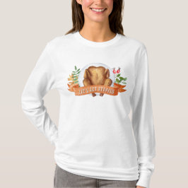 Lasst uns den gestopften Erntedank Türkei T-Shirt