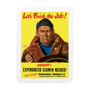 Lasst uns den Job beenden! Magnet