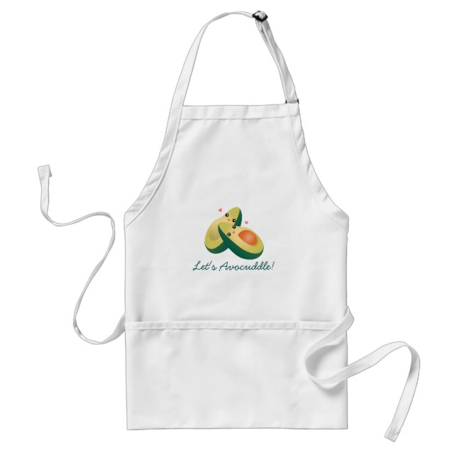 Lasst uns den lustigen Niedlichen Avocados Pun Spa Schürze (Vorne)