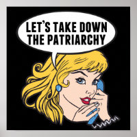 Lasst uns den Patriarchat-Niedlichen Retro-Feminis