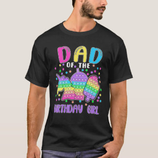 Lasst uns den Pop-it-Vater des Geburtstagskamerade T-Shirt