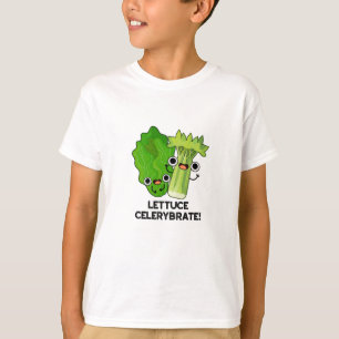 Lasst uns den Salat feiern Lustiger Gemüse-Wortwit T-Shirt
