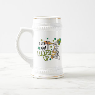 Lasst uns den St. Patrick's Day ausklingen lassen Bierglas