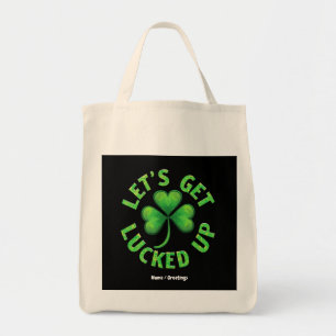 Lasst uns den St. Patrick's Day Funny aufholen Tragetasche
