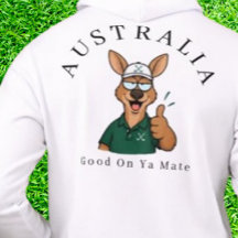 Lasst uns den wunderbaren Golfer Kanguru feiern