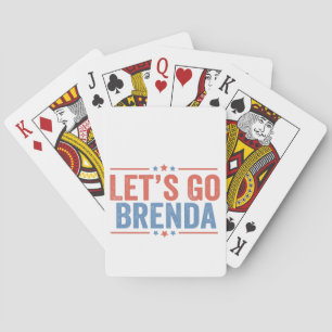 Lasst uns die Brenda Kamala Wahl 2024 gehen Spielkarten