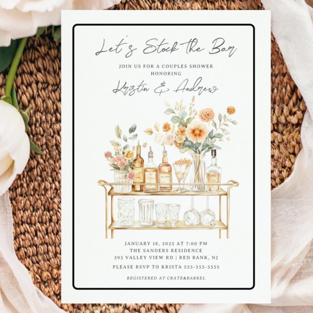 Lasst uns die Dusche der Bar Paare halten Einladung (Von Creator hochgeladen)