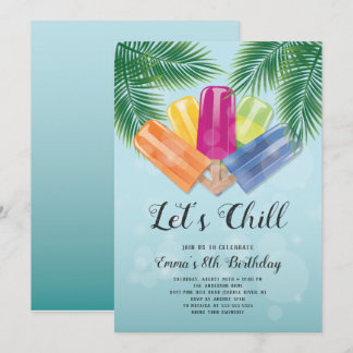 Lasst uns die Einladung zum Geburtstag von Chill P