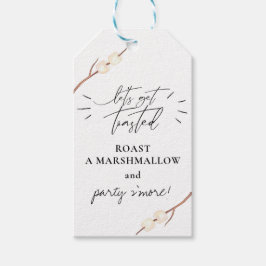 Lasst uns die Marshmallow-Tags von Toasted S übert Geschenkanhänger