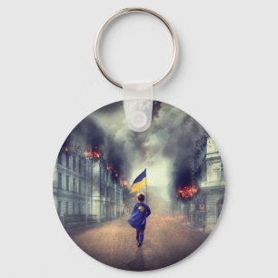 Lasst uns die UKRAINE frei bleibe Schlüsselanhänger