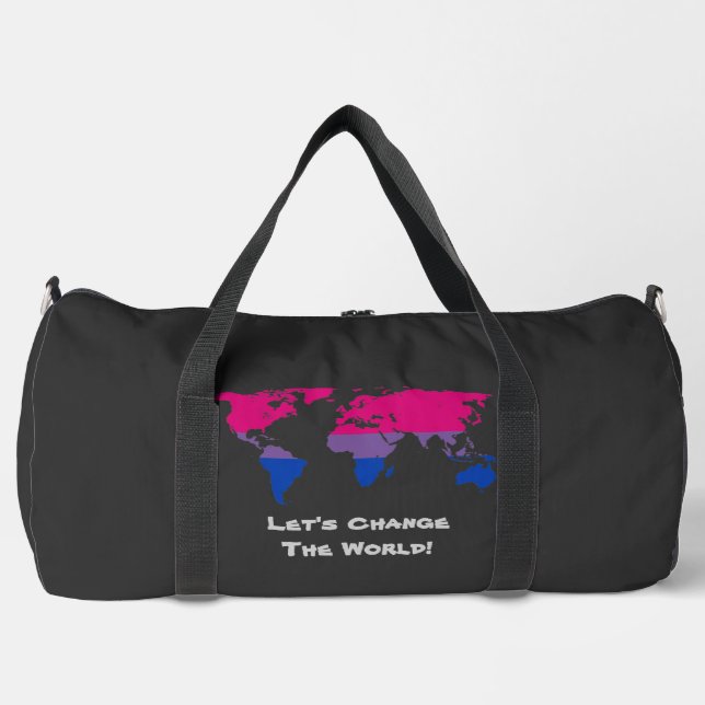 Lasst uns die Welt verändern  Duffle Bag (Vorderseite)