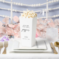 Lasst uns dieses Party Poppin Wedding Popcorn hole