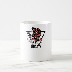 Lasst uns dreckig werden kaffeetasse