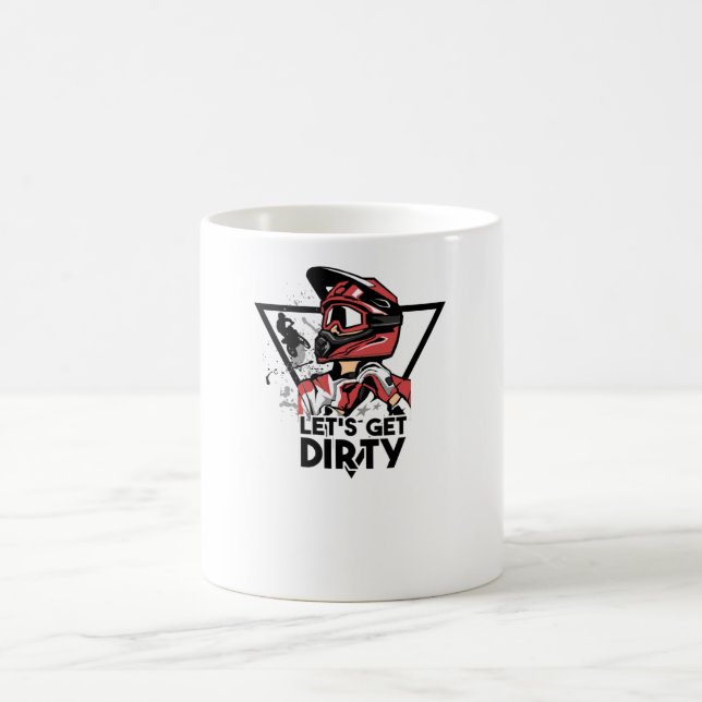 Lasst uns dreckig werden kaffeetasse (Mittel)
