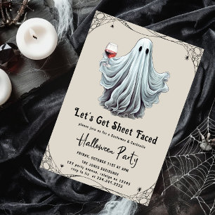Lasst uns ein Halloween-Erwachsenenparty feiern Einladung