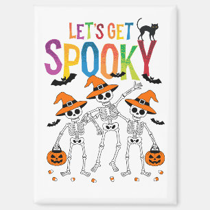 Lasst uns ein kurzes Halloween bekommen Magnet