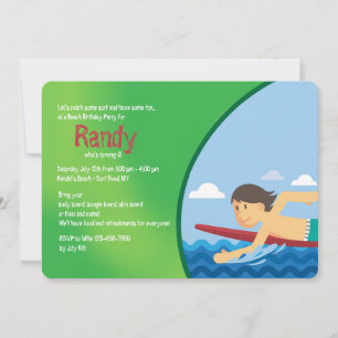 Lasst uns ein paar Einladungen für das Surfen samm