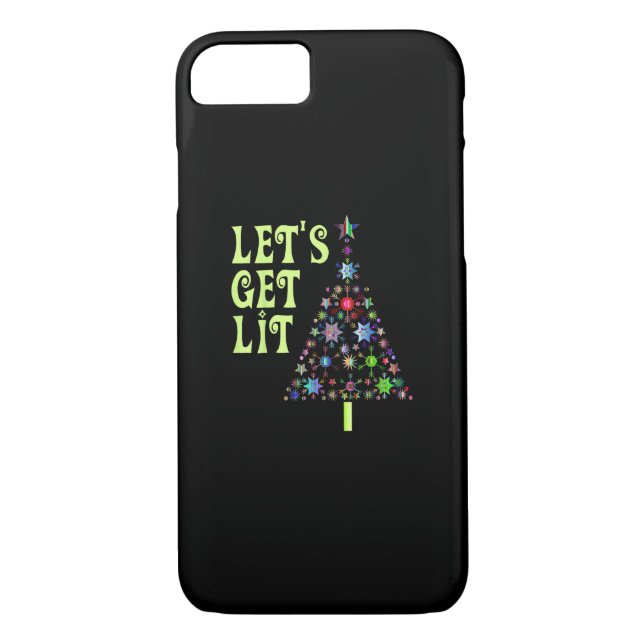 Lasst uns ein sonniges Weihnachtsfest machen Case-Mate iPhone Hülle (Rückseite)