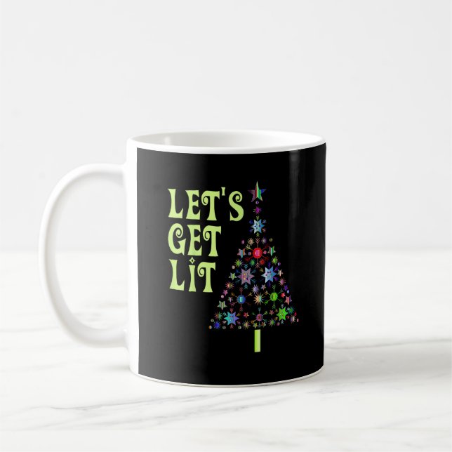 Lasst uns ein sonniges Weihnachtsfest machen Kaffeetasse (Links)