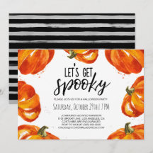 Lasst uns ein Spooky Halloween Pumpkin-Party bekom
