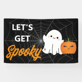 Lasst uns ein tolles Halloween-Niedlicher Geist zu Banner