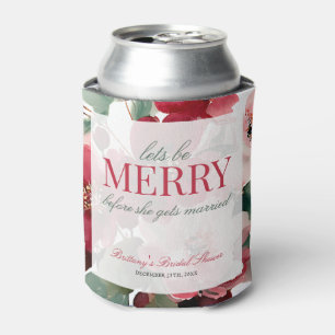 Lasst uns eine fröhliche Weihnachts-Brautparty fei Dosenkühler