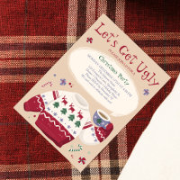 Lasst uns eine hässliche Weihnachtspartie feiern S