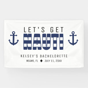 Lasst uns eine wilde Junggesellinnenparty feiern Banner
